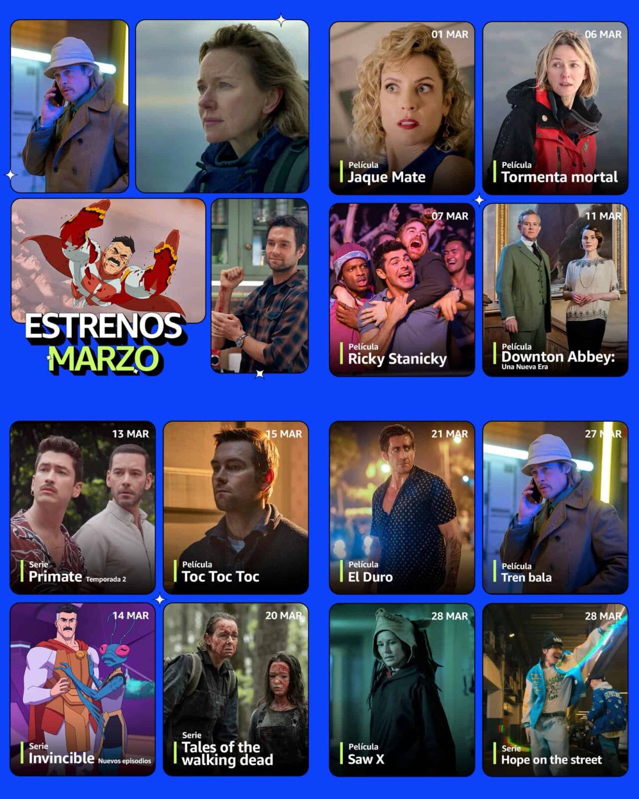 Estreno de Marzo 2024 en Prime Video Latinoamérica