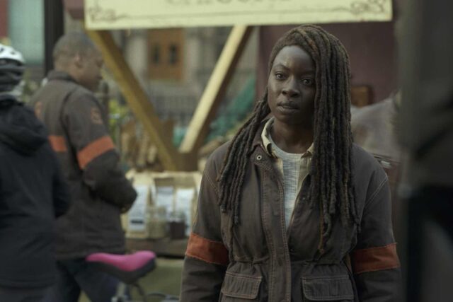 Danai Gurira como Michonne en TWD: The Ones Who Live 1x03