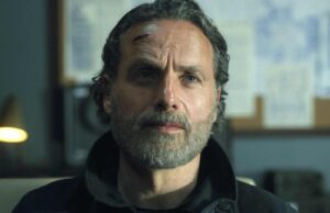 Andrew Lincoln como Rick Grimes en The Walking Dead: The Ones Who Live 106 The Last Time