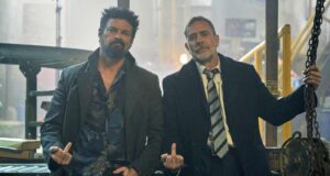Karl Urban y Jeffrey Dean Morgan en la cuarta temporada de The Boys