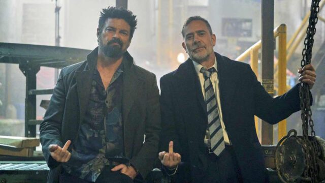 Karl Urban y Jeffrey Dean Morgan en la cuarta temporada de The Boys