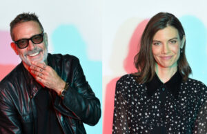 Jeffrey Dean Morgan y Lauren Cohan en la Comic-Con 2024