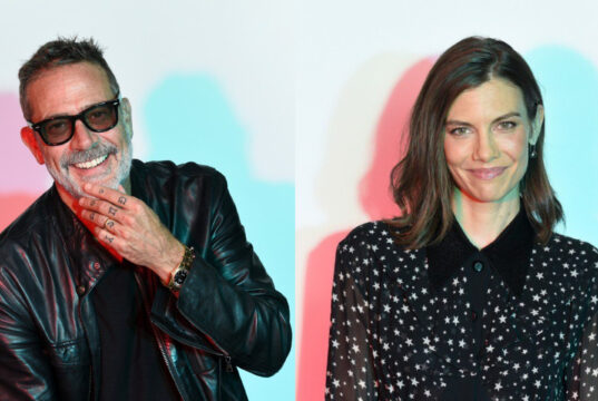 Jeffrey Dean Morgan y Lauren Cohan en la Comic-Con 2024