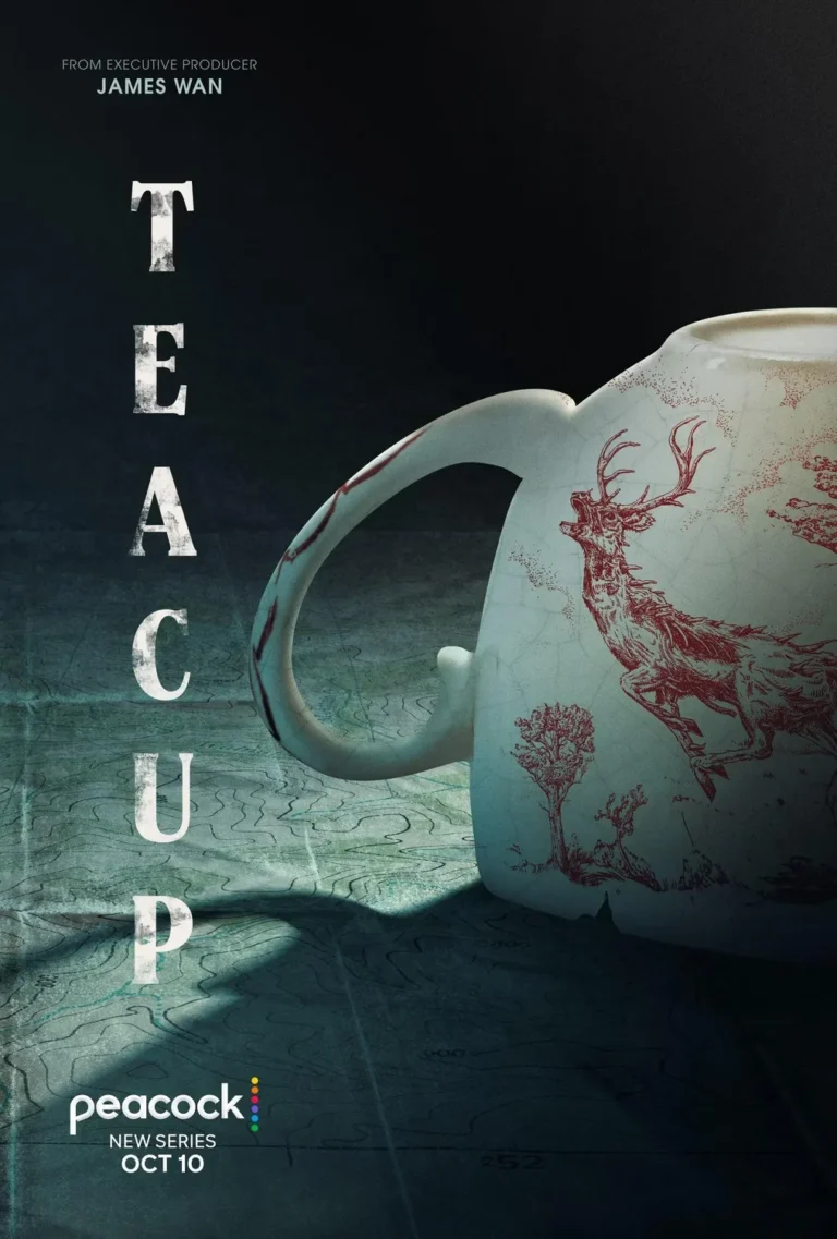 Póster de Teacup (2024), versión taza con diseños