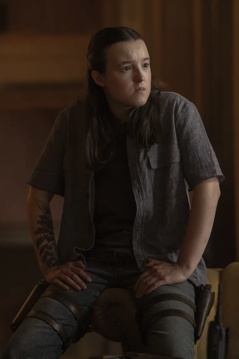Bella Ramsey como Ellie en el episodio 5 de la segunda temporada de The Last Of Us