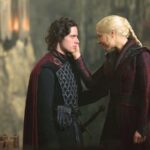 Jacaerys Velaryon (Harry Collett) y Rhaenyra Targaryen (Emma D'Arcy) en el primer capítulo de la tercera temporada de House of The Dragon (La Casa del Dragon)