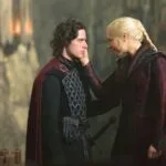 Jacaerys Velaryon (Harry Collett) y Rhaenyra Targaryen (Emma D'Arcy) en el primer capítulo de la tercera temporada de House of The Dragon (La Casa del Dragon)