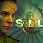 Rebecca Ferguson como Juliette en el afiche de Silo Temporada 3 (Apple TV)