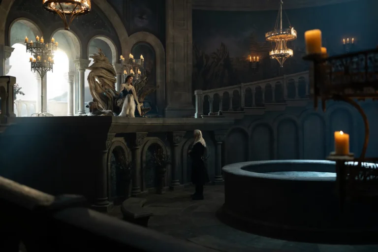 Lady Jeyne Arryn y Daemon Targaryen en House of the Dragon 3x04