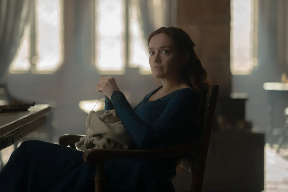 Alicent Hightower (Olivia Cooke) en House of The Dragon 3x05