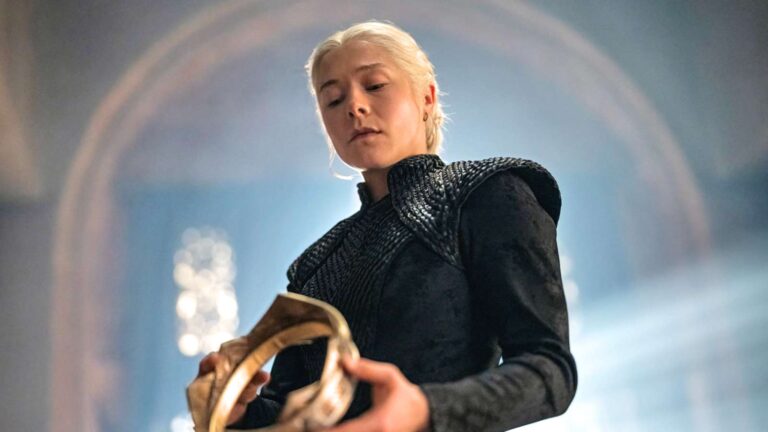 Rhaenyra Targaryen (Emma D'Arcy) en House of the Dragon 3x08 (Season Finale)