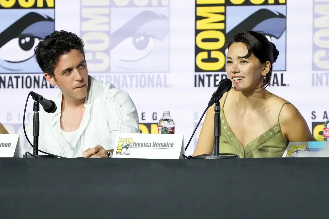 Ashley Zukerman y Jessica Henwick en el panel de Silo en la Comic-Con de San Diego 2026