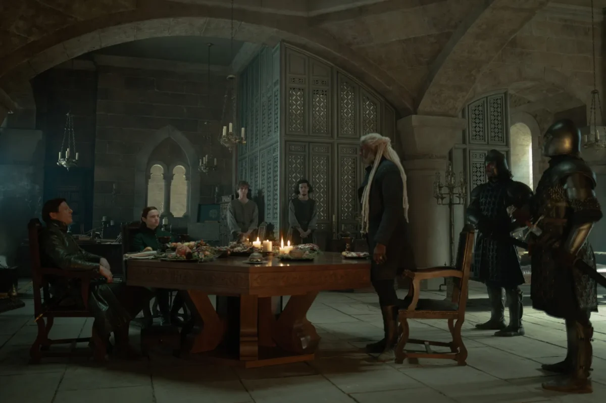 Ormund tiene una cena con Corlys en House of the Dragon 3x07