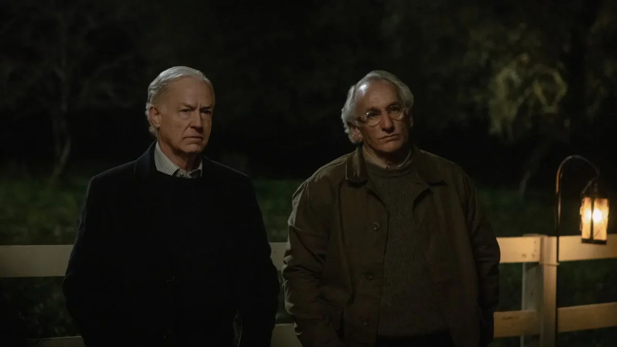 Reed Birney como Henry y Matt Craven como Victor Crnkovich en Silo 3x08