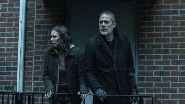 Maggie (Lauren Cohan) y Negan (Jeffrey Dean Morgan) en Dead City 3x04 "Found/Lost"