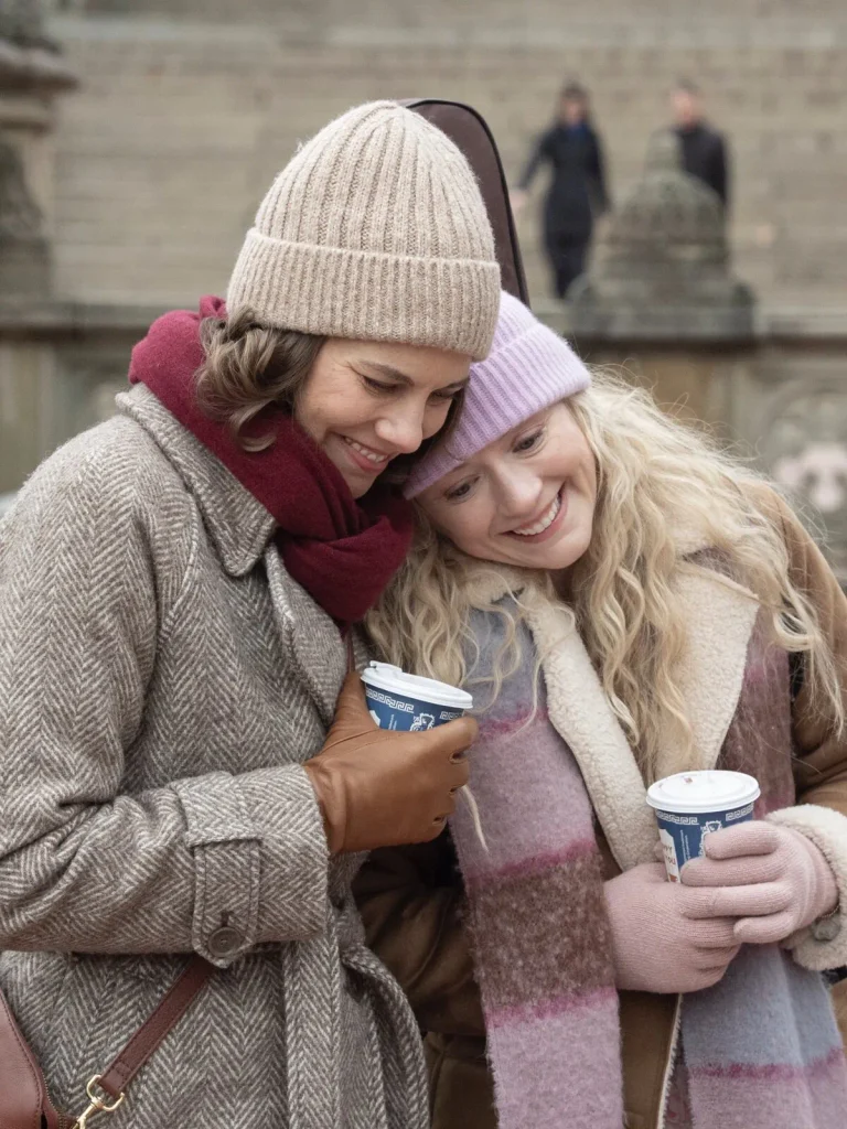 Lauren Cohan como Maggie y Emily Kinney como Beth en Dead City S03E06 Genesis